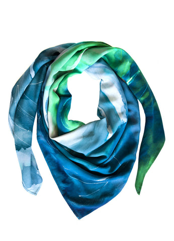 silk scarf: Mystic Purple