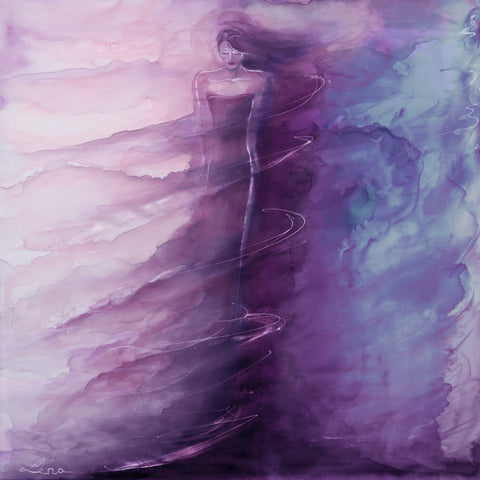 silk scarf: Rainbow Maker
