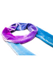 velvet scarf: Wrapped Up in Blue