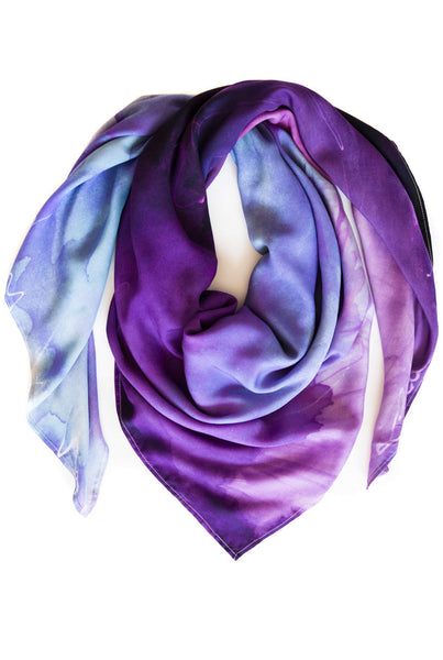 rayon scarf: Mystic Purple