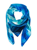 silk scarf: Blue Sky Day