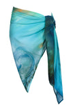 rayon scarf: Sky Is The Limit in green