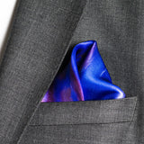 silk pocket square: Purple Rain