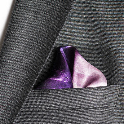 Purple Luxury Satin Pocket Square Purple Luxury Satin Pocket Square