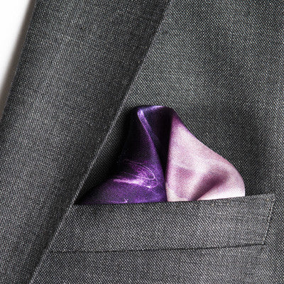 luxury pocket square in silk