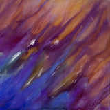 silk pocket square: Purple Rain
