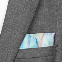 silk pocket square: Rainbow Maker in multi colour